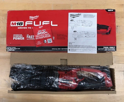 Milwaukee M18 FUEL 18V Lithium-Ion Brushless Cordless GEN 2 SUPER HAWG 1/2 in. Right Angle Drill (Tool-Only)