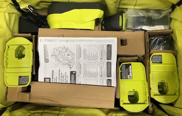 RYOBI ONE+ 18V Cordless 6-Tool Combo Kit with 1.5 Ah Battery, 4.0 Ah Battery, and Charger