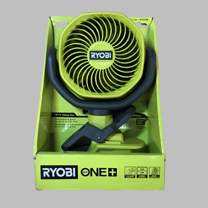 RYOBI ONE+ 18V Cordless 4 in. Clamp Fan (Tool Only)