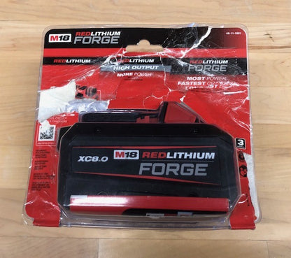Milwaukee M18 18V Lithium-Ion REDLITHIUM FORGE XC 8.0 Ah Battery Pack