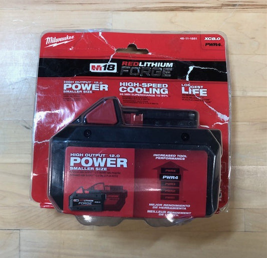 Milwaukee M18 18V Lithium-Ion REDLITHIUM FORGE XC 8.0 Ah Battery Pack