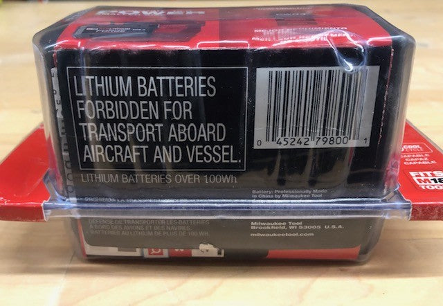 Milwaukee M18 18V Lithium-Ion REDLITHIUM FORGE XC 8.0 Ah Battery Pack