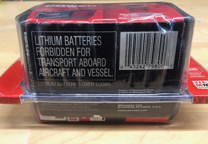 Milwaukee M18 18V Lithium-Ion REDLITHIUM FORGE XC 8.0 Ah Battery Pack