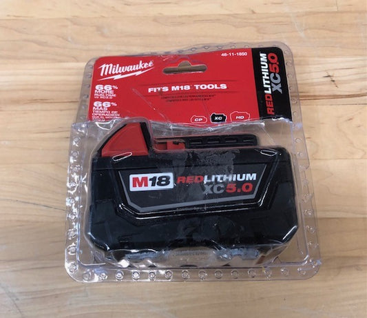 Milwaukee M18 18-Volt 5.0 Ah Lithium-Ion XC Extended Capacity Battery Pack