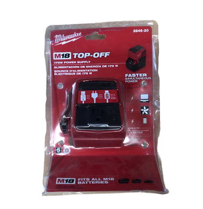 Milwaukee M18 18-Volt Lithium-Ion 175-Watt Powered Compact Inverter for M18 Batteries (Tool-Only)