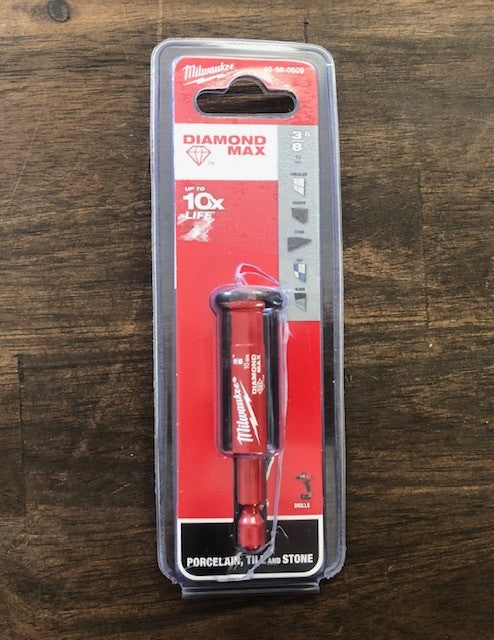 Milwaukee 3/8 in. Diamond Max Hole Saw