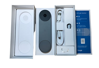 Google Nest Doorbell (Battery) - Smart Wi-Fi Video Doorbell Camera - Ash