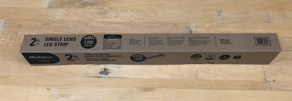 Metalux 2 ft. 16-Watt Equivalent, Integrated LED, White Finish, Strip Light Fixture, 4000K, 1150 Lumens