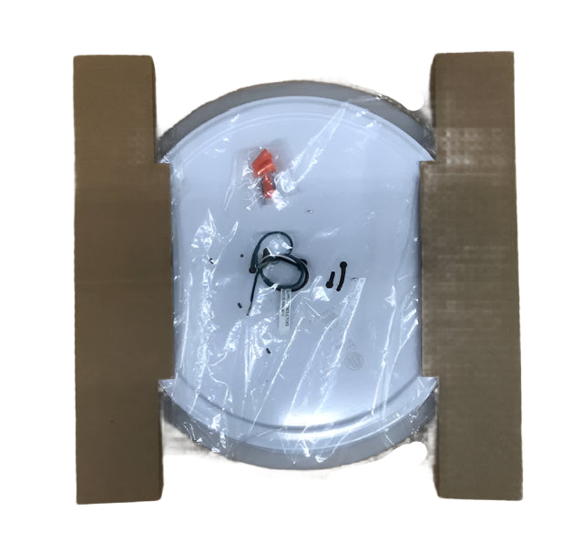 Commercial Electric 16 in. Low Profile LED Flush Mount Round Closet Light Fixture 1700 Lumens 3000K 4000K 5000K Dimmable Hallway Stairwell