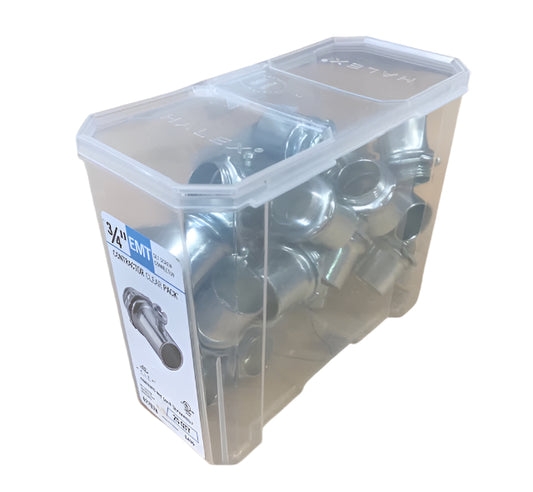 Halex 3/4 in. Electrical Metallic Tube (EMT) Set-Screw Connectors (25-Pack)