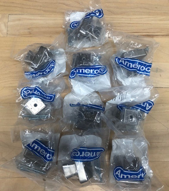 Amerock Blackrock 1-1/2 Inch Square Satin Nickel Cabinet Knob (10 Pack)