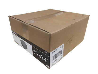 Carlon 8 in. x 8 in. x 4 in. Gray PVC Junction Box
