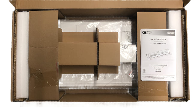 Commercial Electric 2 ft. 18000 Lumens 171-Watts Integrated LED High Bay Light 120-277V 5000K Daylight Dimmable Garage Light