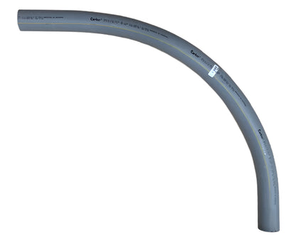Carlon 2 in. 90-Degree Schedule 80 PVC 24 in. Bend Radius Plain End Elbow