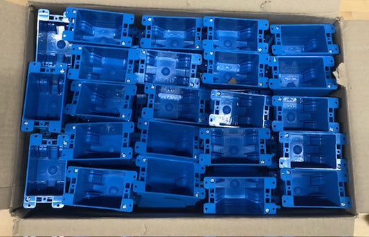 (Box of 112) Carlon 1-Gang 14 cu. in. PVC Old Work Electrical Switch and Outlet Box