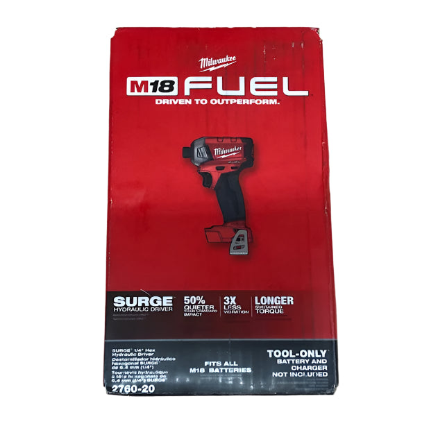 Milwaukee M18 FUEL SURGE 18V Lithium-Ion Brushless Cordless 1/4 in. Hex Impact Driver (Tool-Only)