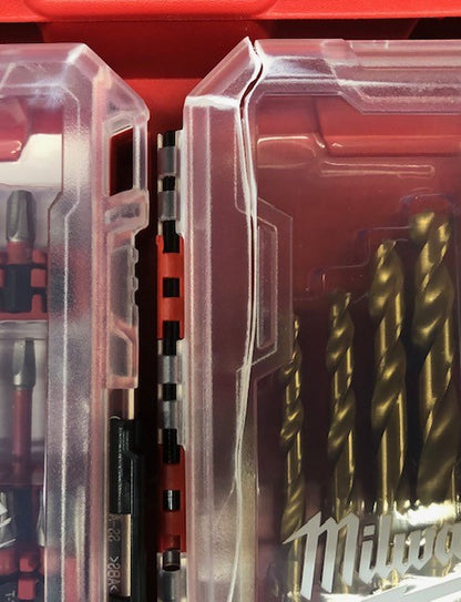 Milwaukee SHOCKWAVE Impact Duty Alloy Steel Screw Driver Bit Set with PACKOUT Case (60-Piece)