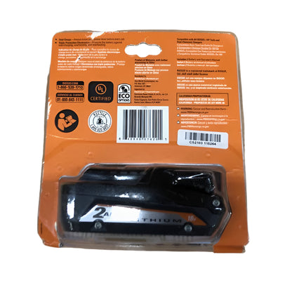 RIDGID 18V 2.0 Ah Lithium-Ion Battery