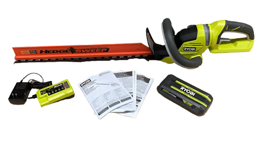 RYOBI 40V 24 in. Cordless Battery Hedge Trimmer with 2.0 Ah Battery and Charger