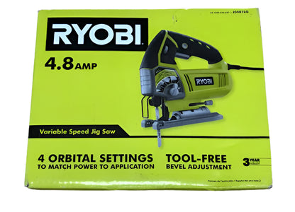 RYOBI 4.8 Amp Corded Variable Speed Orbital Jig Saw