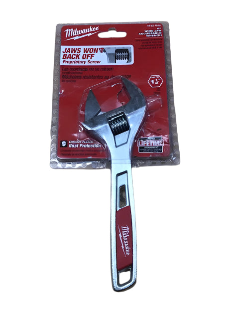Milwaukee 8 in. Wide Jaw Adjustable Wrench
