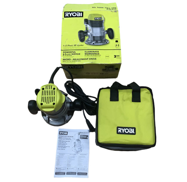 RYOBI 8.5 Amp 1-1/2 Peak HP Fixed Base Corded Router