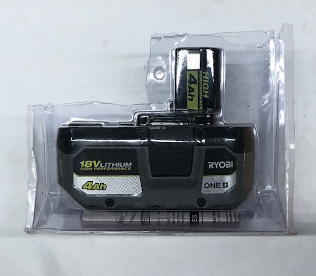 RYOBI ONE+ 18V 4.0 Ah Lithium-Ion HIGH PERFORMANCE Battery