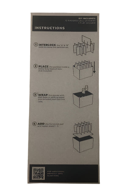 Pratt Retail Specialties Glass Divider Kit for Kitchen, Garage