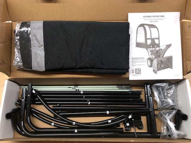 Arnold Universal Snow Cab Attachment for Most Two and Three Stage Snow Blowers