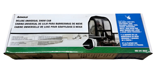 Arnold Universal Snow Cab Attachment for Most Two and Three Stage Snow Blowers