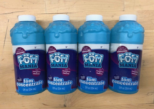 4 Bottles- Fom Mania Fomalanche Foam Refill Concentrate 12oz Non Toxic Kid Powered #3005