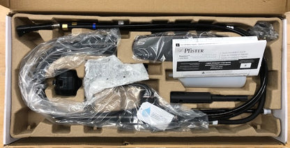 Pfister Rosslyn Single Handle Pull Down Sprayer Kitchen Faucet with Deckplate Included in Tuscan Bronze