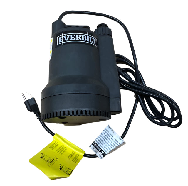 Everbilt 1/6 HP Plastic Submersible Utility Pump