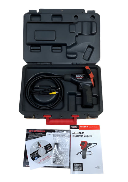 RIDGID CA-25 Micro Visual Inspection & Diagnostic Handheld Camera w/ 2.7 in. Color Display, 4 ft. Fixed Waterproof Camera Cable