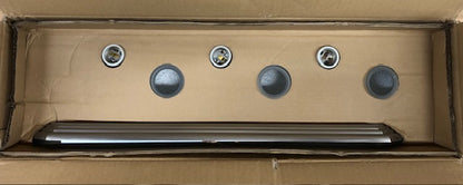 KICHLER Independence 24 in. 3-Light Brushed Nickel Traditional Bathroom Vanity Light with Frosted Glass Shade