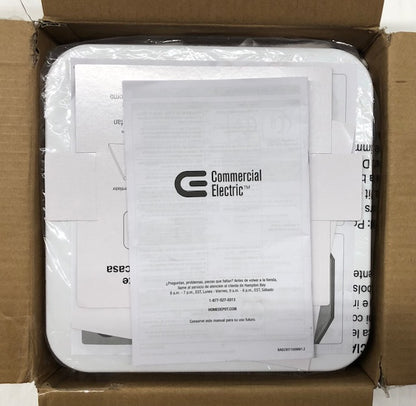 Commercial Electric 50 CFM Ceiling Mount Room Side Installation Bathroom Exhaust Fan, ENERGY STAR