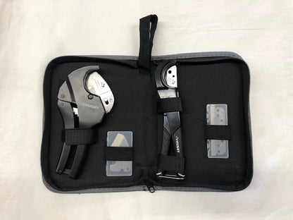 Husky 4-Piece PVC Cutting Kit with Foldable Pouch and Replacement Blades