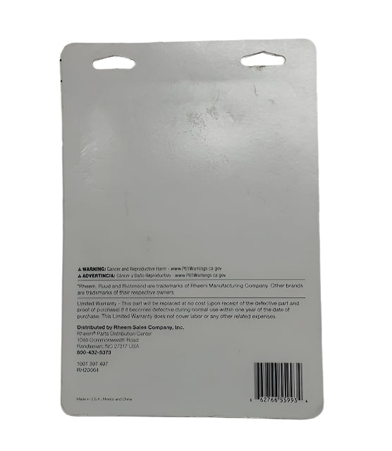 Rheem Gasket With Thermocouple Replacement Kit For Water Heater RH20064
