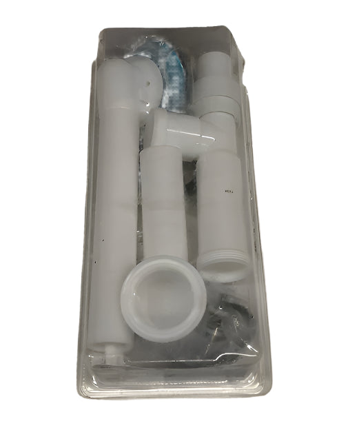 Everbilt Trip Lever 1-1/2 in. White Poly Pipe Bath Waste and Overflow Drain in Chrome