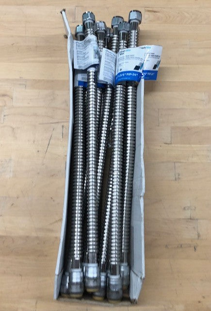 10-Pack SharkBite Max 3/4 in. Push-to-Connect x 3/4 in. FIP x 24 in. Corrugated Stainless Steel Water Heater Connector