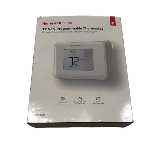 Honeywell Home Horizontal Non-Programmable Thermostat with Digital Backlit Display