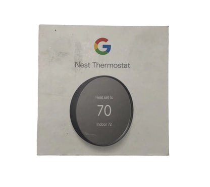 Google Nest Thermostat - Smart Programmable Wi-Fi Thermostat - Charcoal
