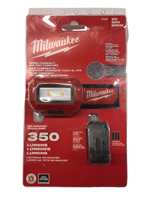 Milwaukee 350 Lumens LED Headlamp