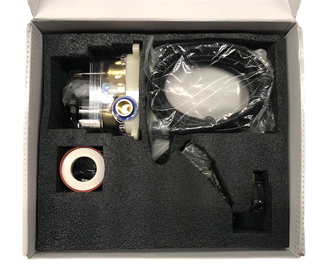BWE Rain Single Handle 2-Spray Shower Faucet 2.5GPM with Flexible 12in Shower System Head with Handheld in Oil Rubbed Bronze