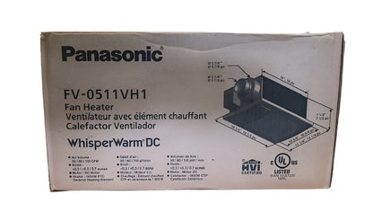 Panasonic WhisperWarm DC 50-80-110 CFM Ceiling Bathroom Exhaust Fan with Heater