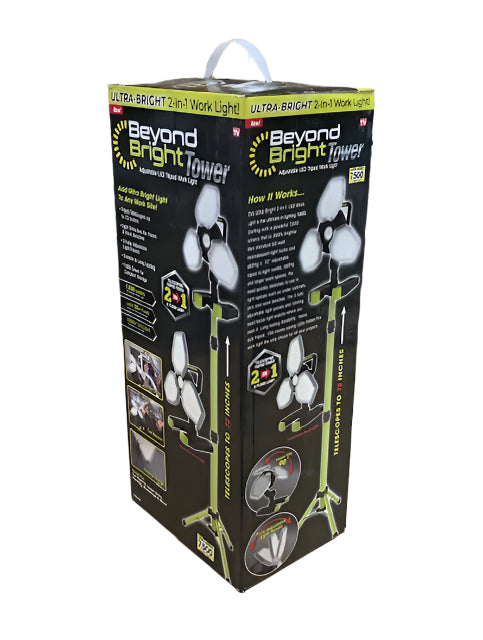BEYOND BRIGHT 70-Watt Tower Light with Tripod Stand
