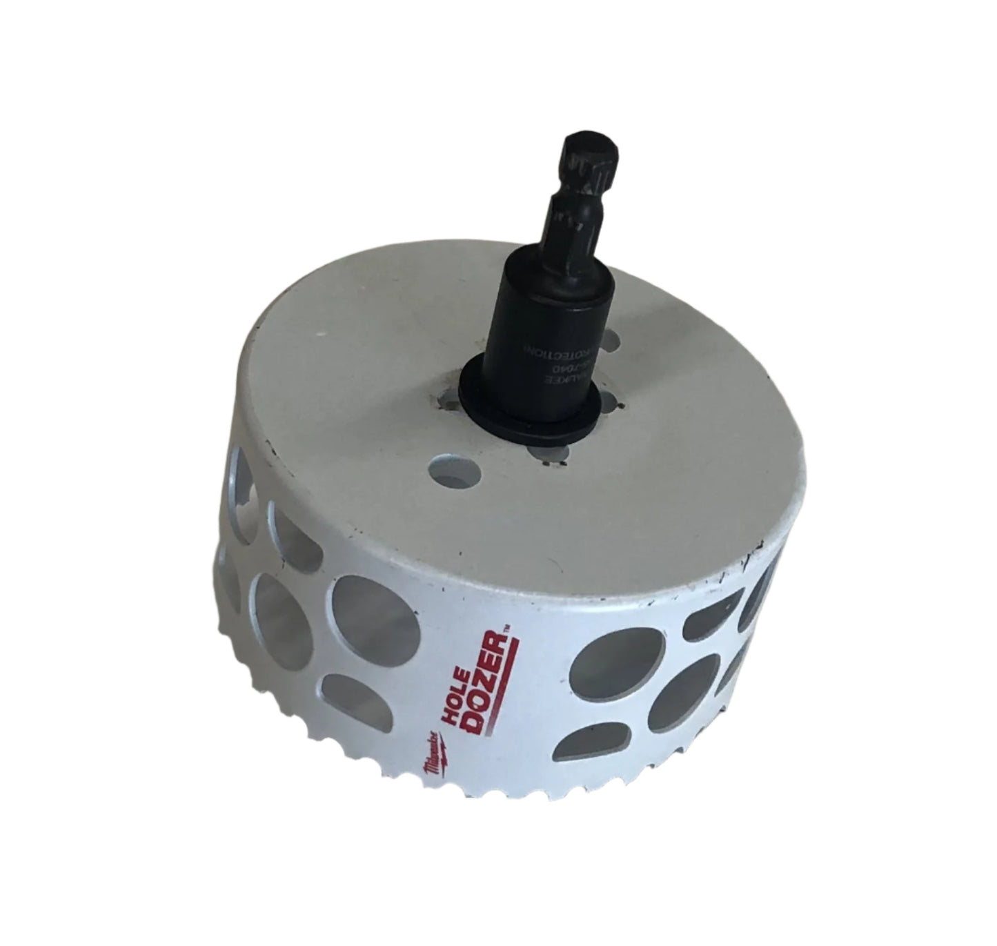 Milwaukee 4 in. HOLE DOZER Bi-Metal Hole Saw with 3/8 in. Arbor and Pilot Bit