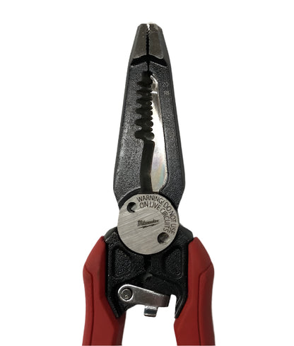 Milwaukee 9 in. 7-in-1 High Leverage Combination Wire Stripper/Cutter Pliers