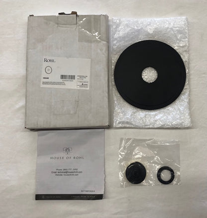 ROHL 189084MB ROUND FACEPLATE ESCUTCHEON ONLY WITH MODERN ETCHING