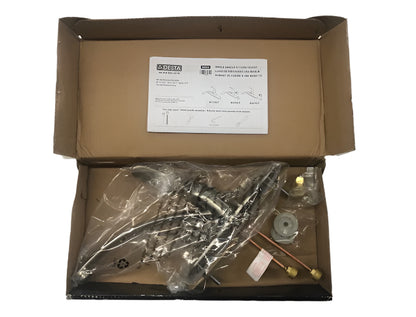 Delta Foundations Single-Handle Standard Kitchen Faucet in Stainless